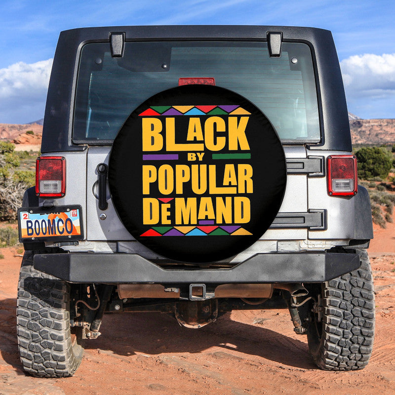 African Tire Covers - Black History Month Spare Tire Cover Black By Popular Demand NO.33 LT8 - Wonder Print Shop