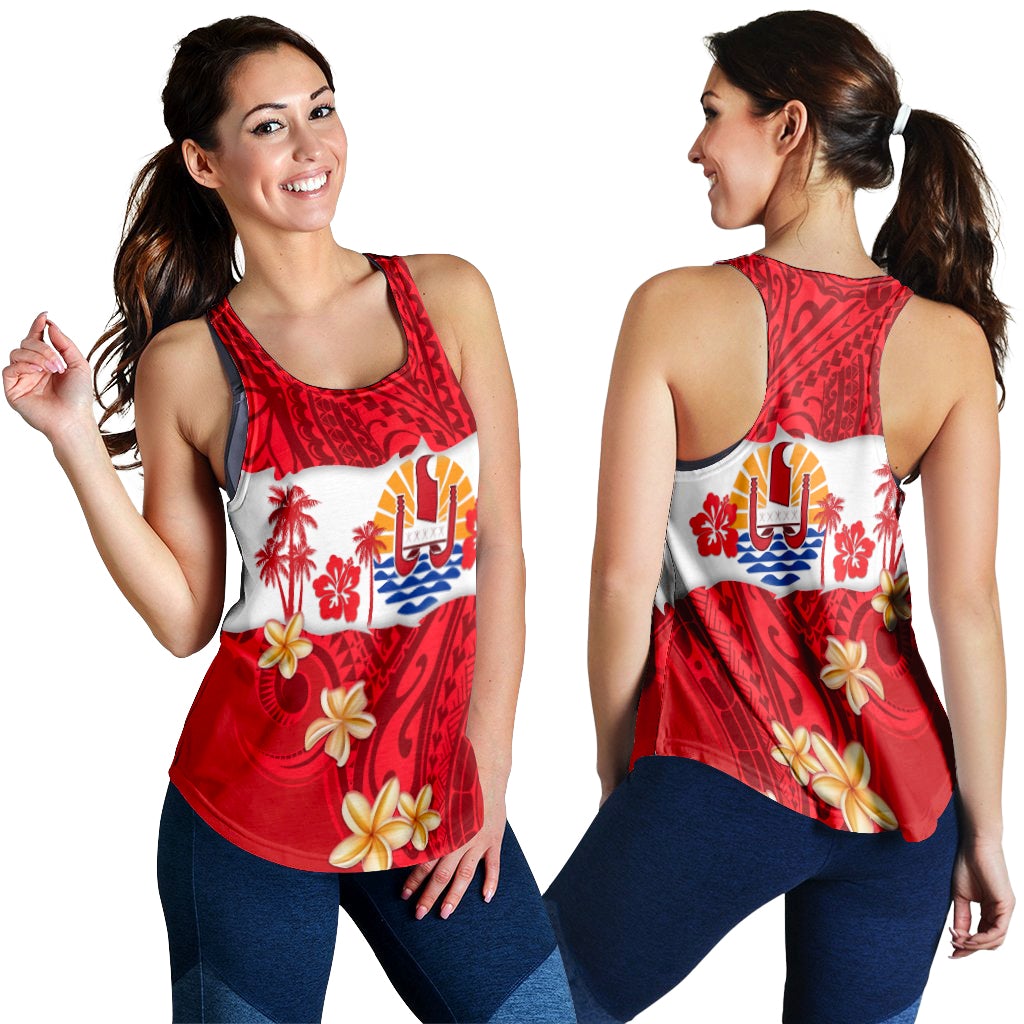 Tahiti Polynesian Women Racerback Tank Mythical Destination LT13 - Wonder Print Shop