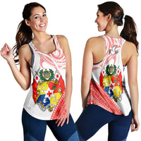 Tonga Women Racerback Tank Tongan Pattern Blithesome LT13 - Wonder Print Shop