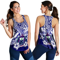 Samoa Polynesian Women Racerback Tank Samoan Loved Turtles LT13 - Wonder Print Shop