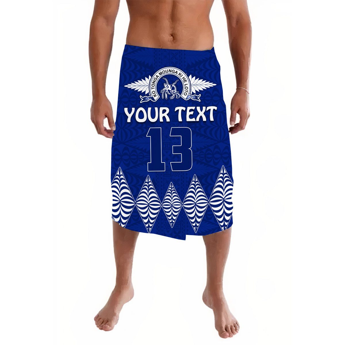 Custom Text and Number Tupou College Lavalava Always Proud of Old Boys Toloa LT13 - Wonder Print Shop