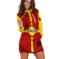 Rotuma Fiji Hoodie Dress Fijian Patterns LT13 - Wonder Print Shop