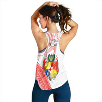 Tonga Women Racerback Tank Tongan Pattern Blithesome LT13 - Wonder Print Shop
