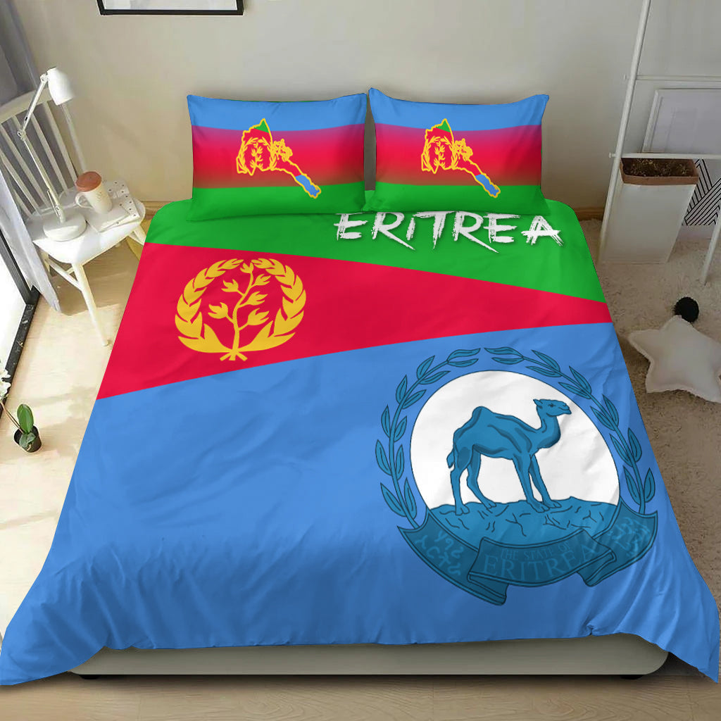 Eritrea Bedding Set Flag 02 LT13 - Wonder Print Shop