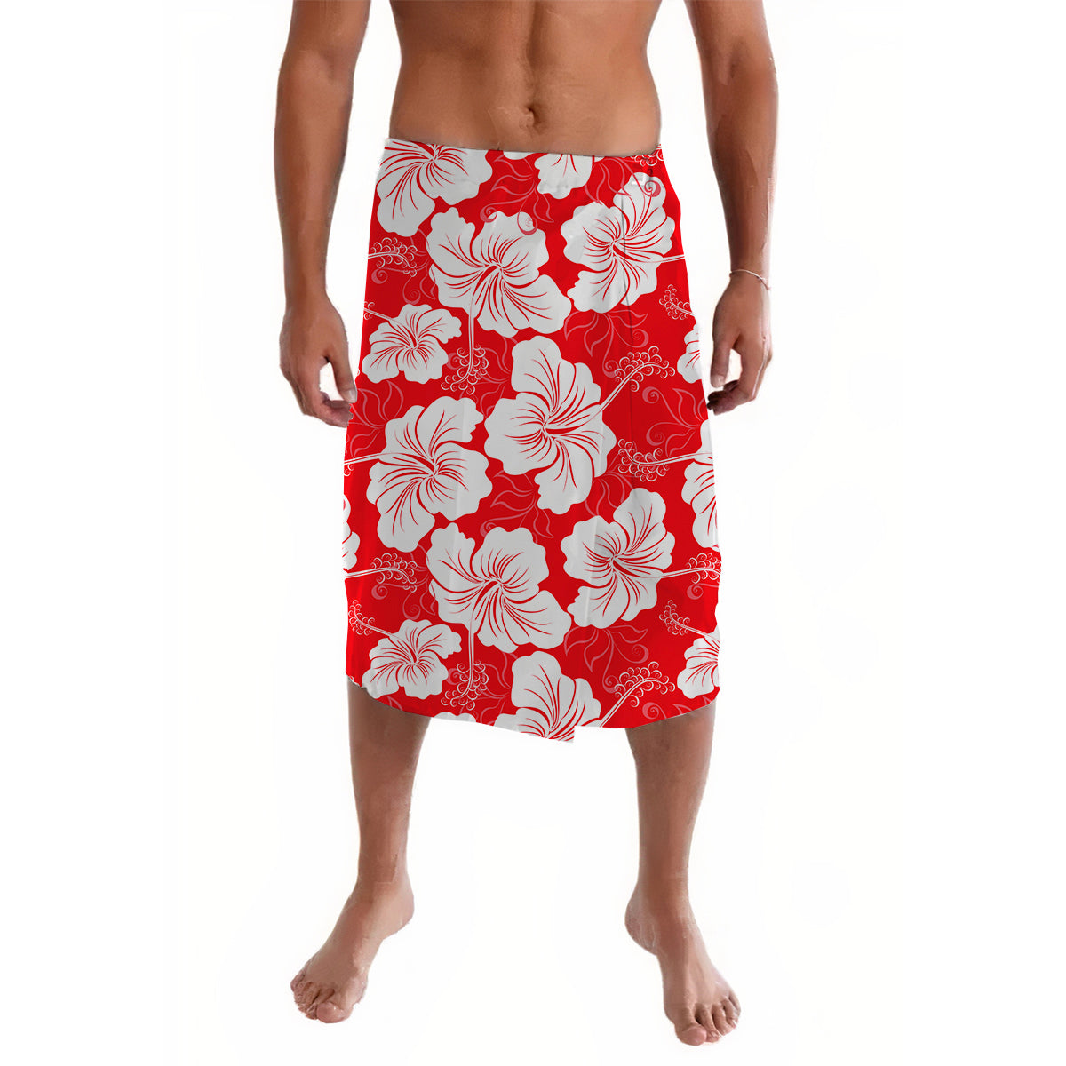 Hawaii Polynesian Lavalava Hibiscus Flowers LT13 - Wonder Print Shop