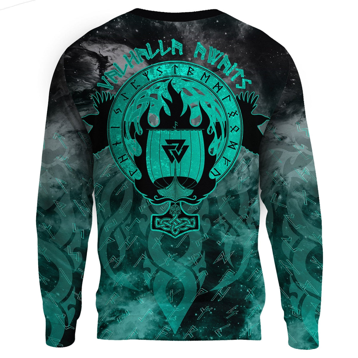 Viking Drakkar Ship Sweatshirt RLT12 - Wonder Print Shop