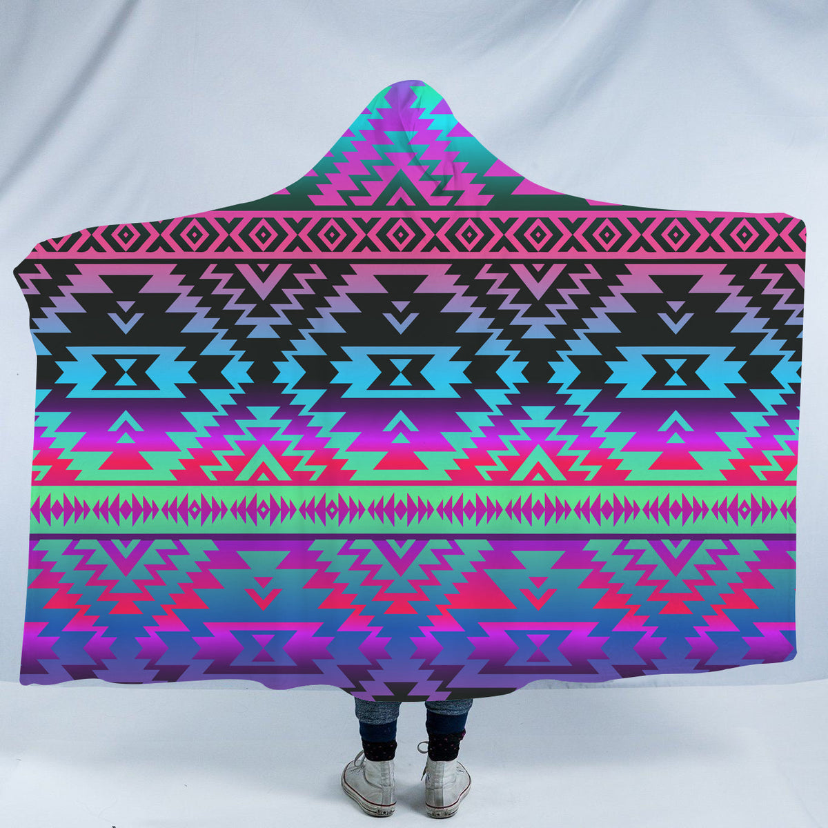 pattern-native-american-design-hooded-blanket