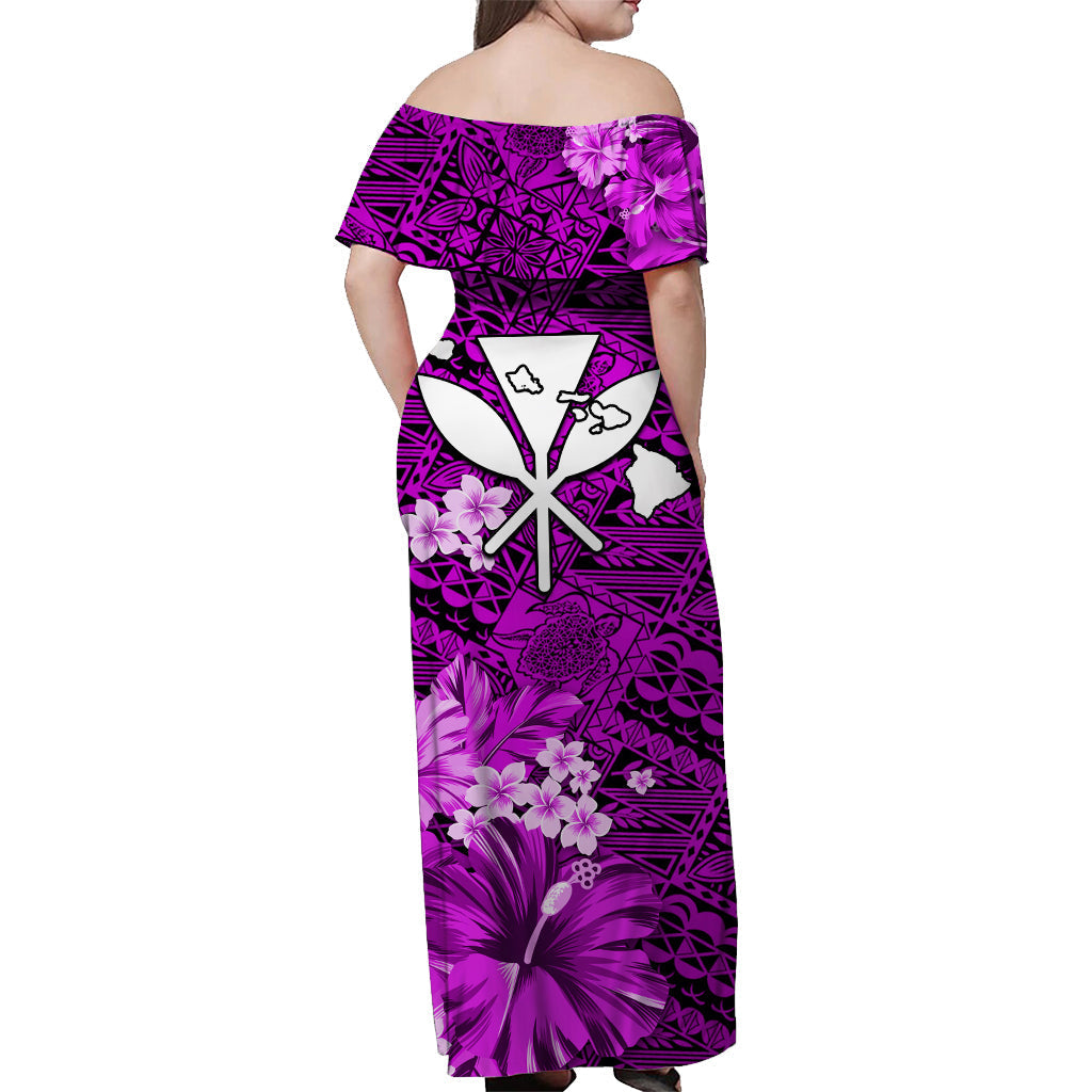 custom-personalised-hawaii-off-shoulder-long-dress-map-and-turtle-purple-flowers