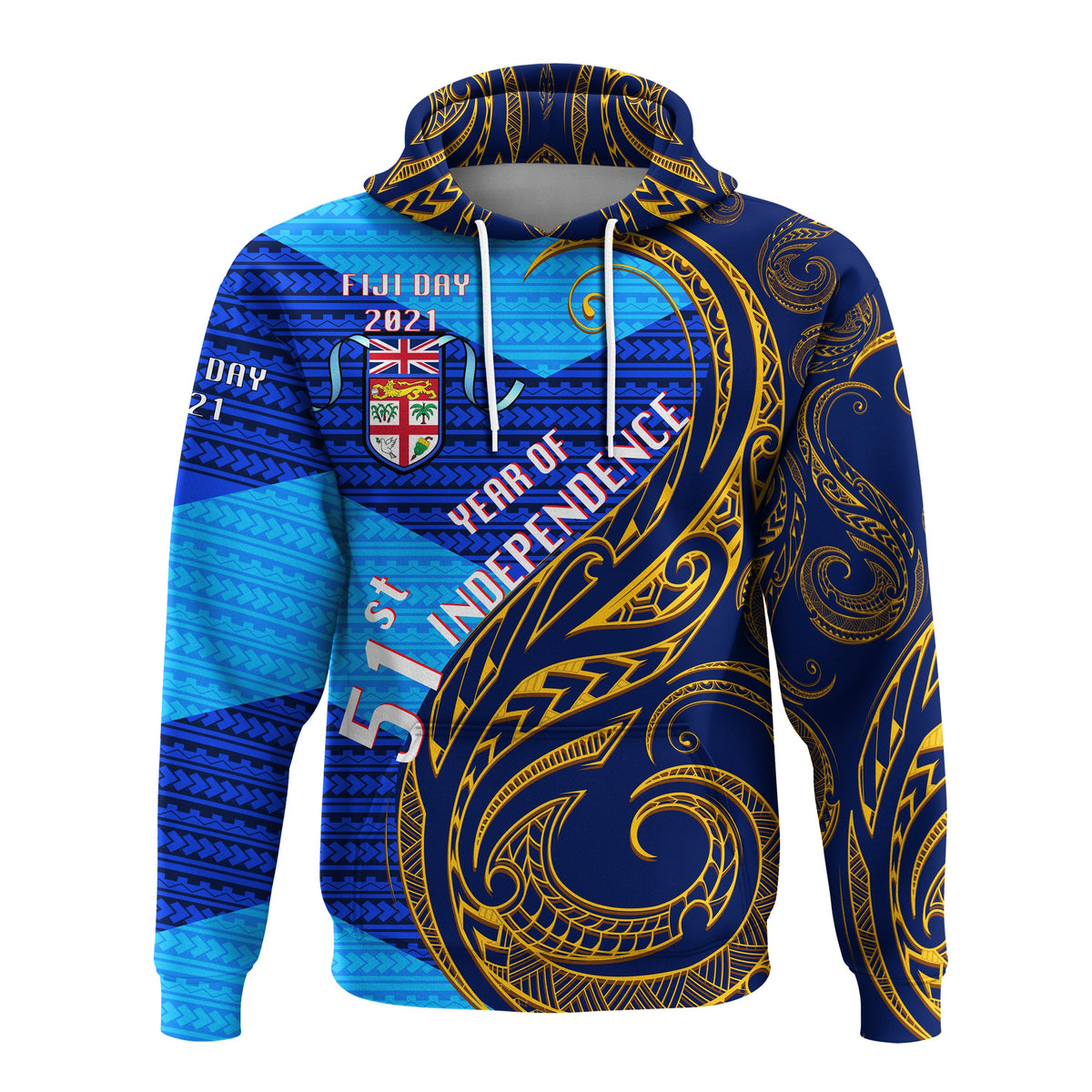 Fiji Day Hoodie 51th Year Of Independence LT20 - Wonder Print Shop