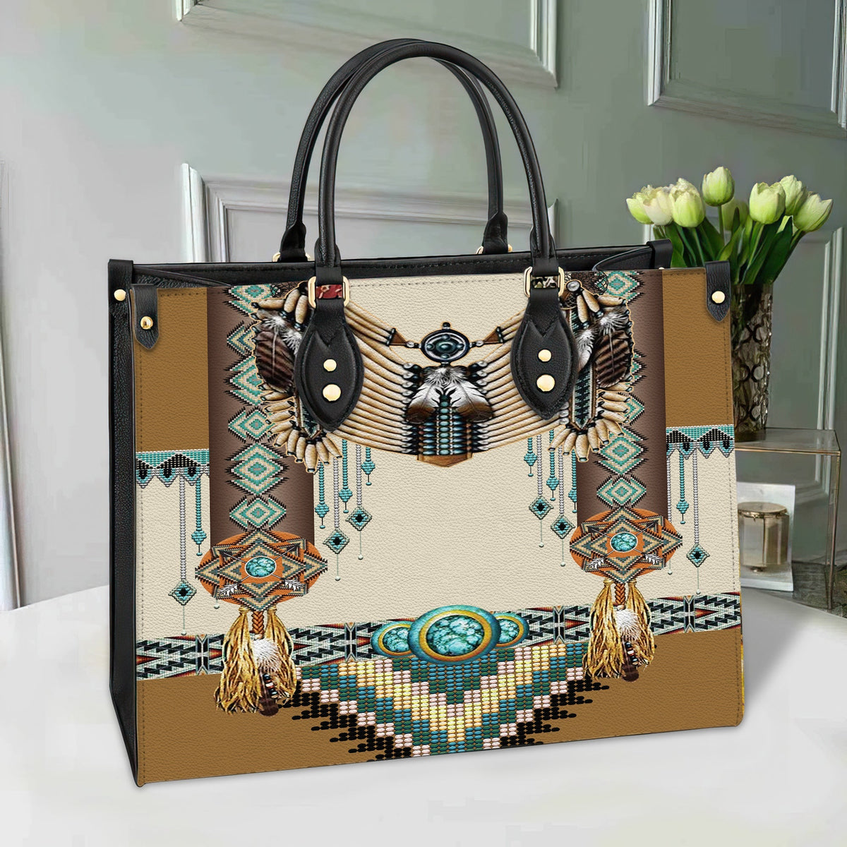 brown-pattern-breastplate-native-american-leather-bag