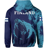 Suomi Finland Hockey Hoodie - Wonder Print Shop