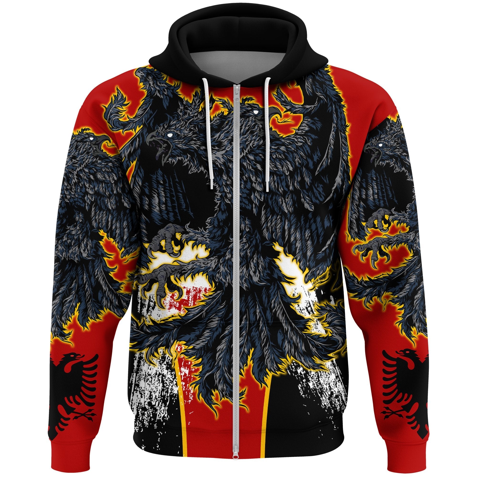 albania-special-eagle-zip-hoodie