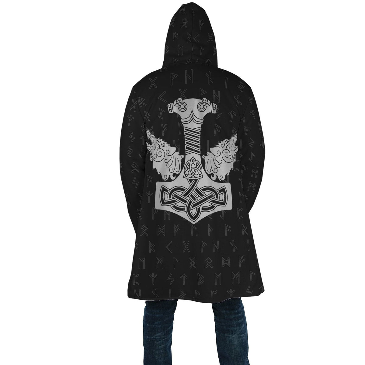 viking-hammer-and-wolf-cloak