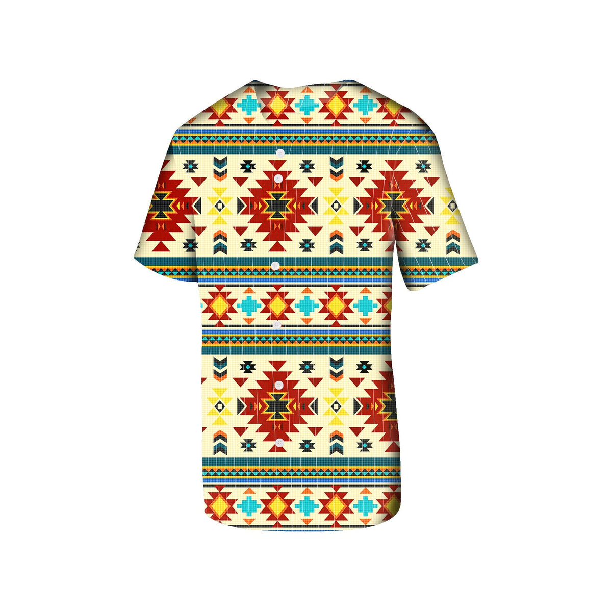 Native American Full Color Southwest Pattern Baseball Jersey LT10 - Wonder Print Shop