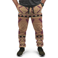 brown-pattern-native-american-jogger
