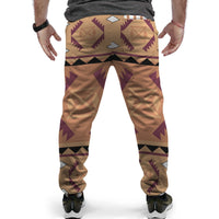 brown-pattern-native-american-jogger