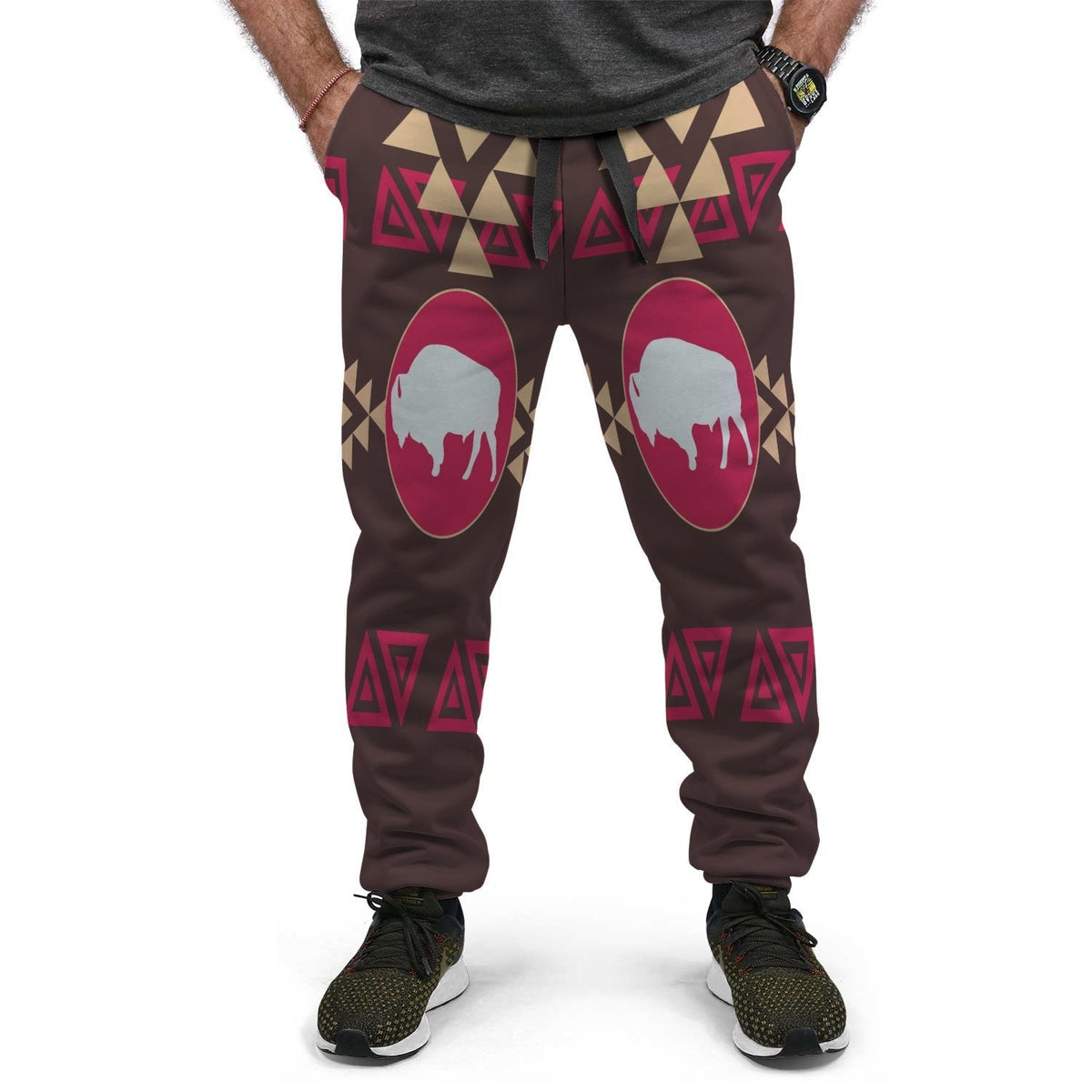 brown-bison-native-american-jogger