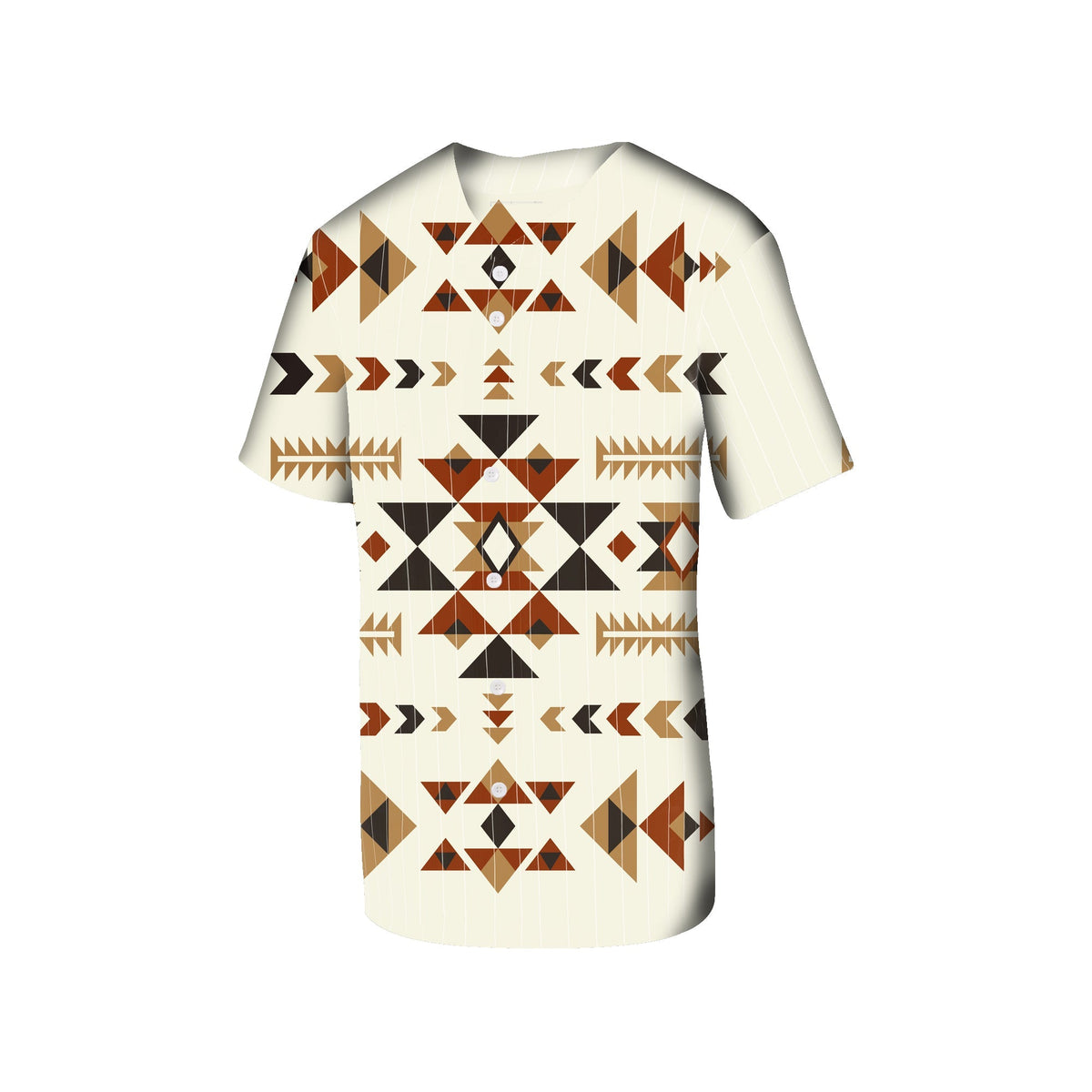 Native American Ethnic Pattern Design Baseball Jersey LT10 - Wonder Print Shop