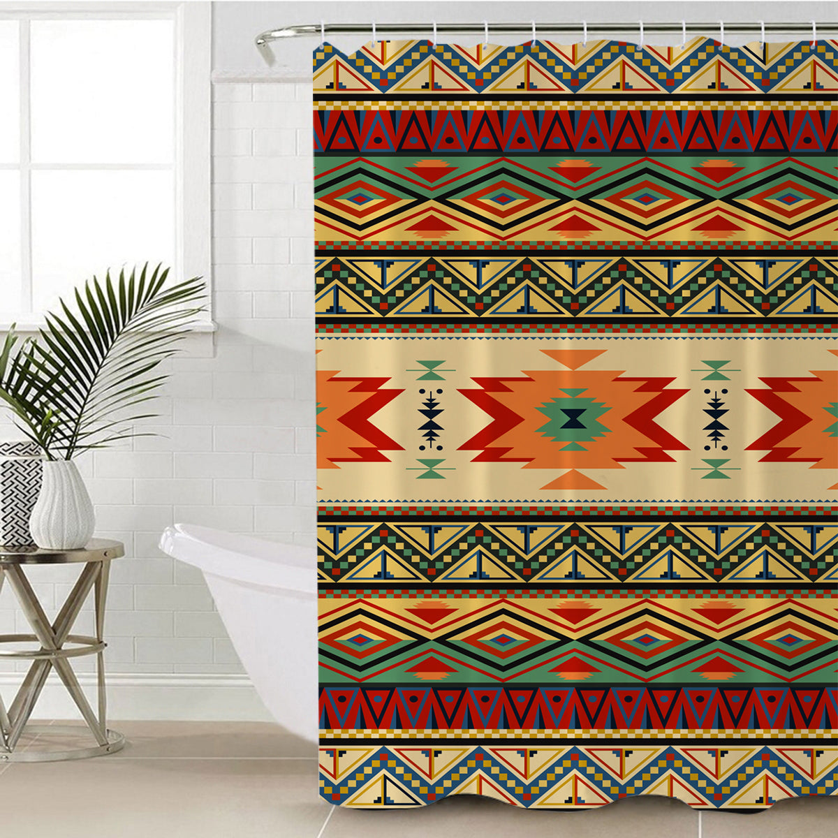 geometric-pattern-design-native-shower-curtain