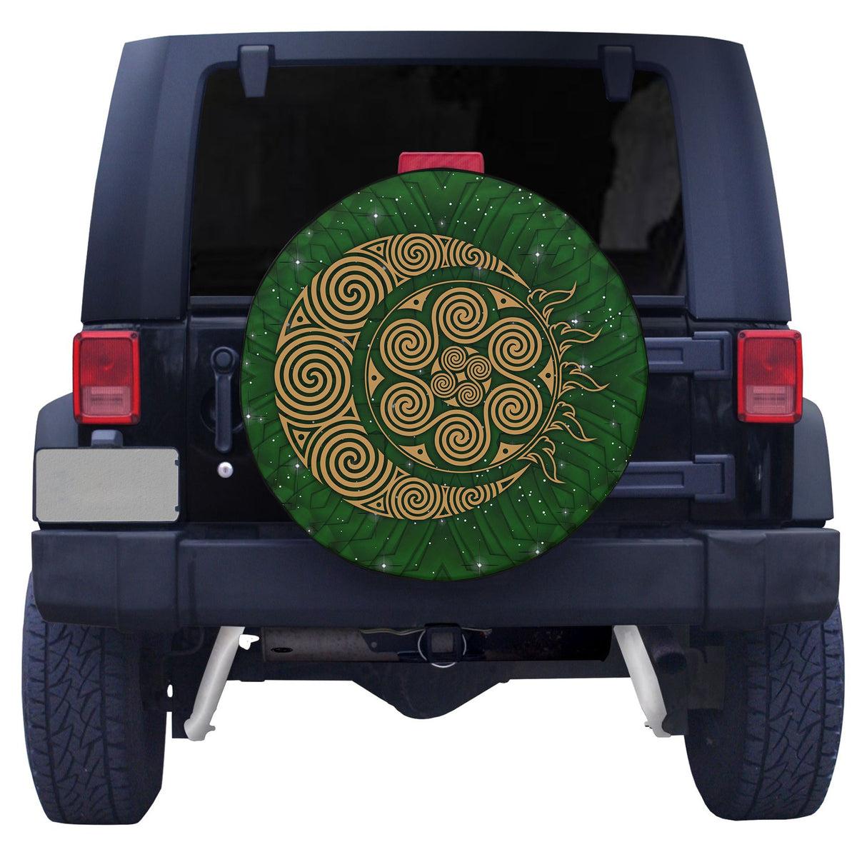 Celtic Spiral Celtic Moon And Sun Spare Tire Cover LT12 - Wonder Print Shop