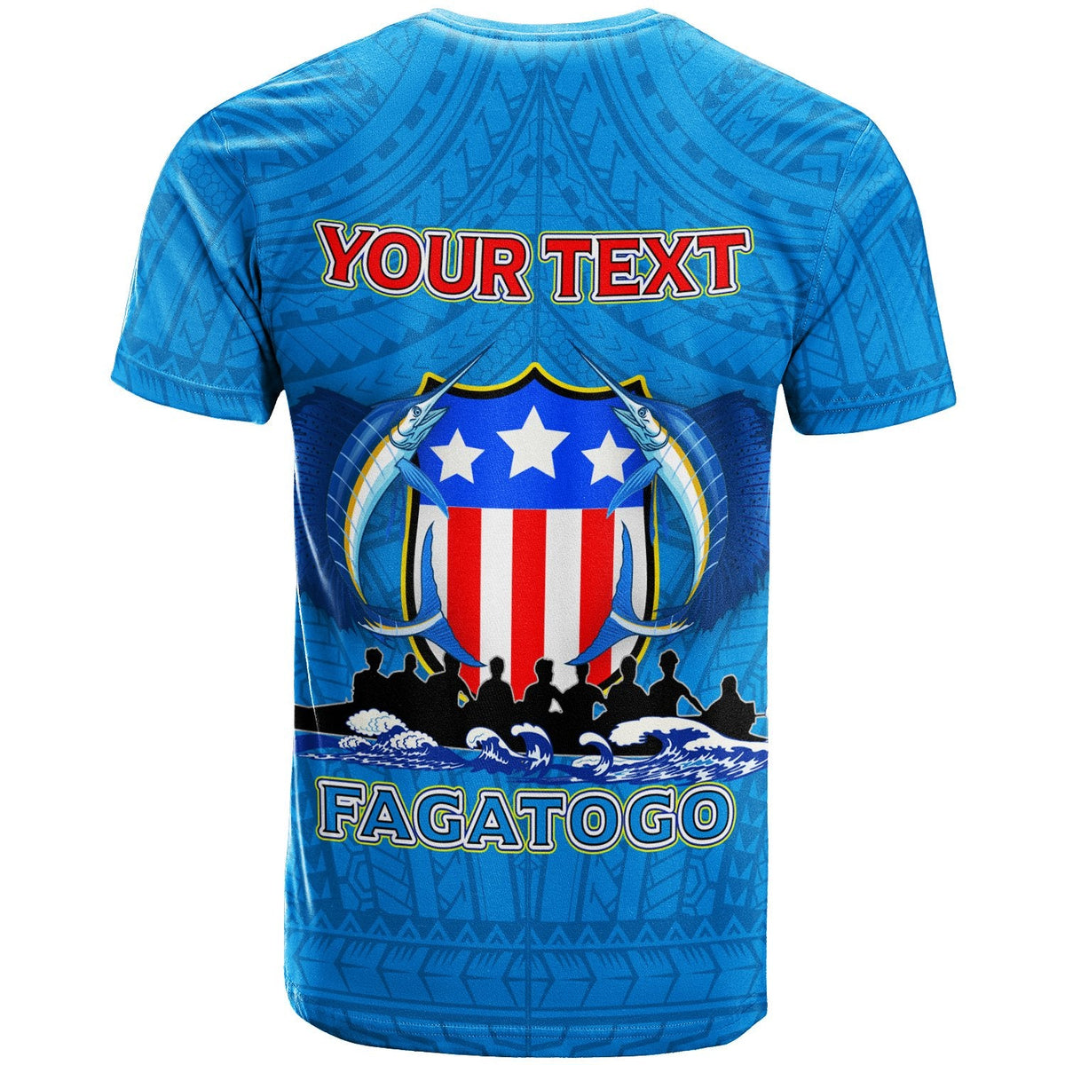 Custom American Samoa T Shirt Iseula O Le Moana of Fagatogo Pride LT12 - Wonder Print Shop