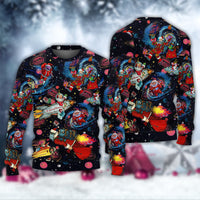 Chrismas Santa In The Space Ugly Christmas Sweater - Wonder Print Shop