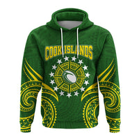 Cook Islands Rugby Hoodie Tribal Pattern LT12 - Wonder Print Shop