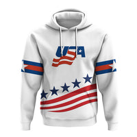 Custom USA Hockey Pride Hoodie LT12 - Wonder Print Shop