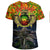 Rastafari Ethiopia Jamaica With Canabis T Shirt LT13 - Wonder Print Shop