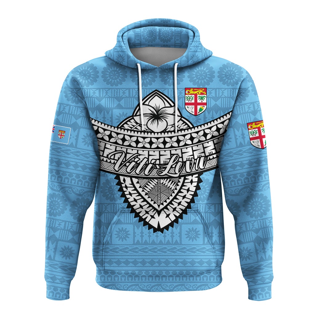 Custom Fiji Viti Levu Tapa Tribal Hoodie LT12 - Wonder Print Shop