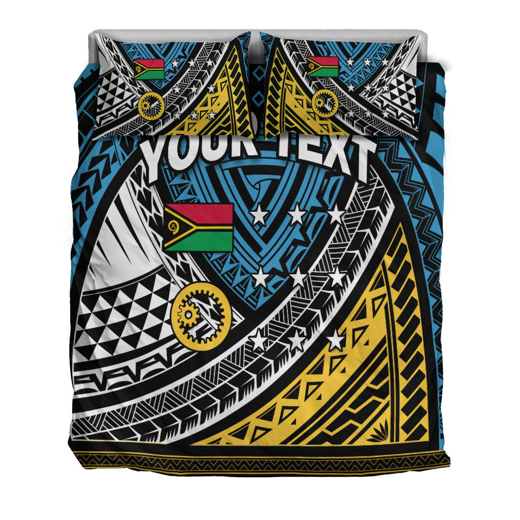Custom Personalised Vanuatu Sanma Province Tribal Pattern Bedding Set - LT12 - Wonder Print Shop