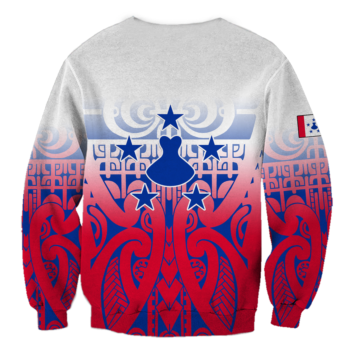 (Custom Personalised) Austral Islands Tribal Tattoo Sweatshirt LT12 - Wonder Print Shop