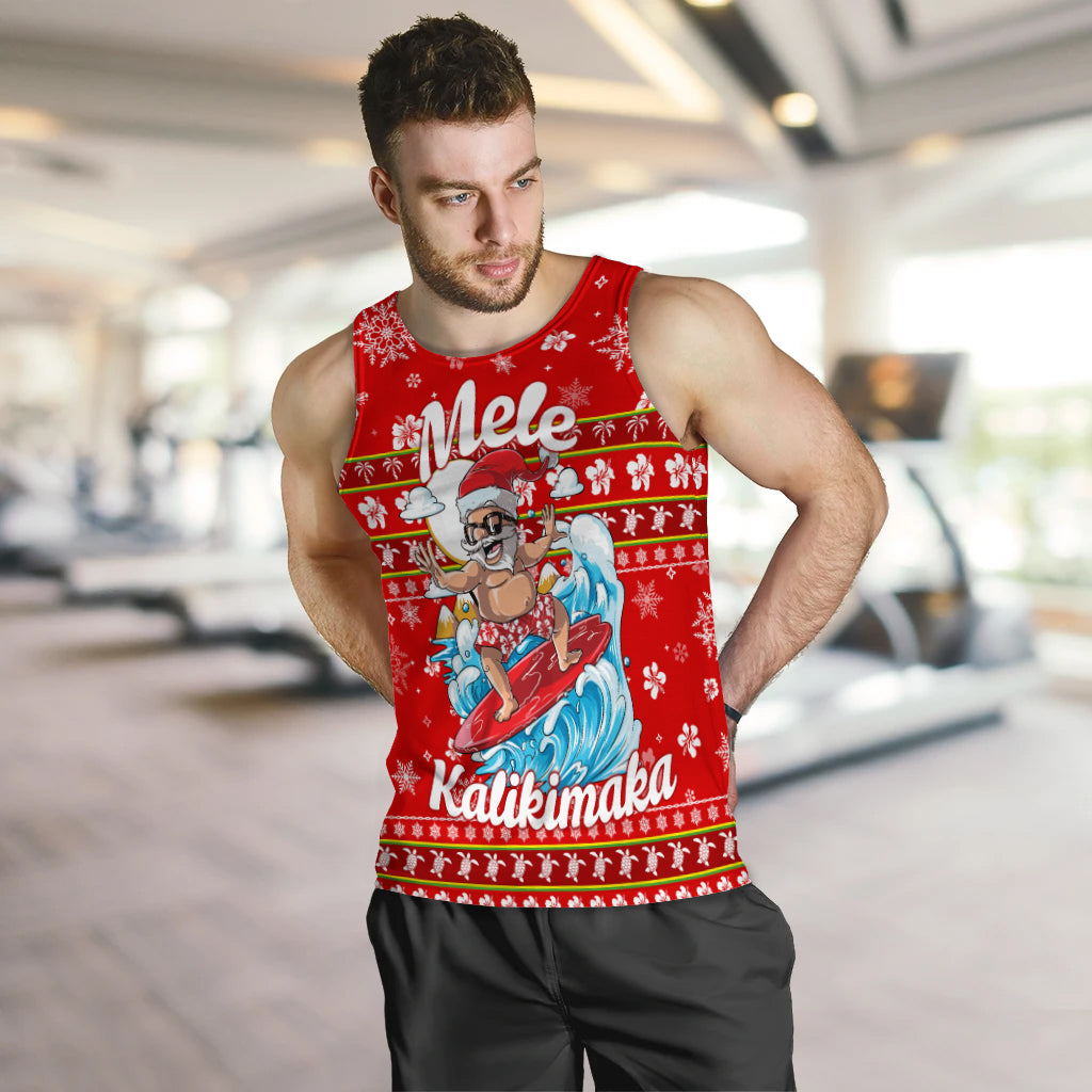 custom-personalised-hawaii-christmas-santas-surf-mele-kalikimaka-men-tank-top