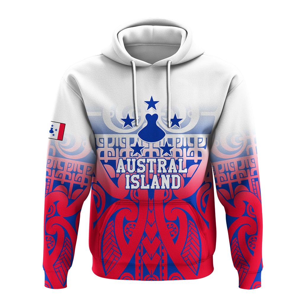 Austral Islands Tribal Tattoo Hoodie LT12 - Wonder Print Shop