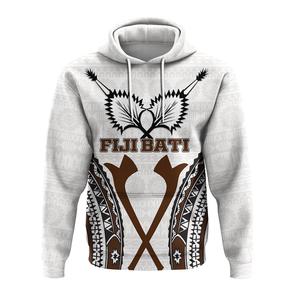 Fiji Bati Tapa Pattern Hoodie LT12 - Wonder Print Shop