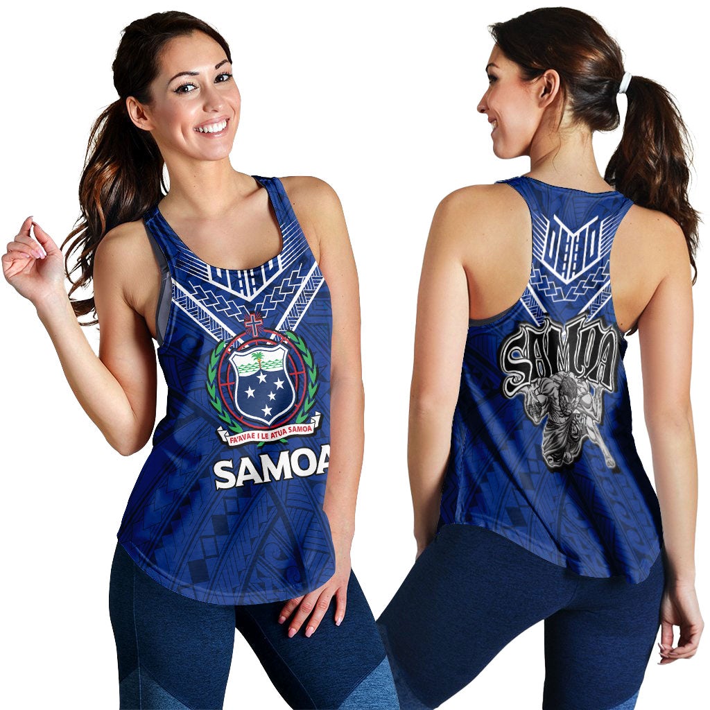 Samoa Women Tank Top Samoan Warrior Pride LT12 - Wonder Print Shop