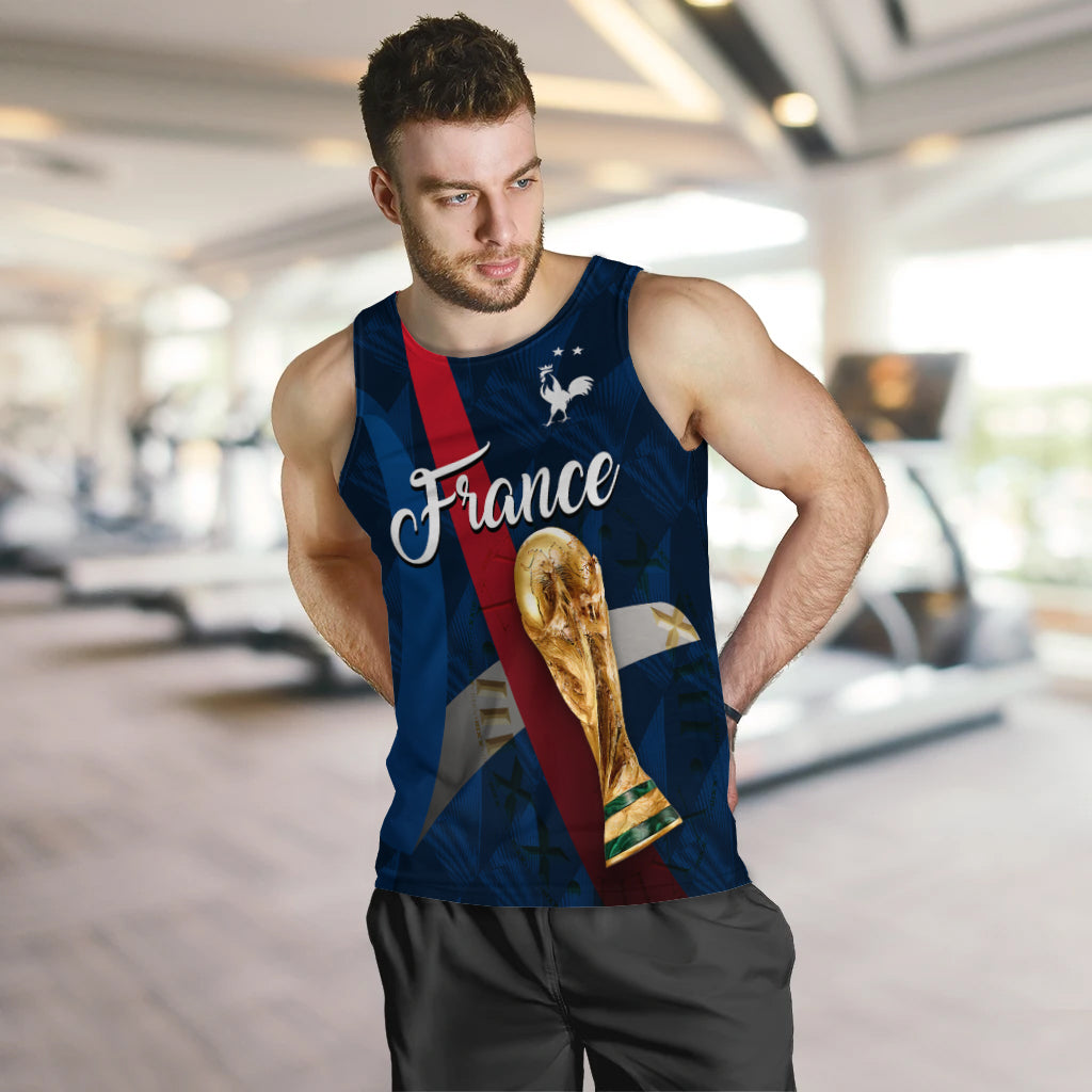 (Custom Personalied) France Football World Cup 2022 Men's Tank Top - LT2