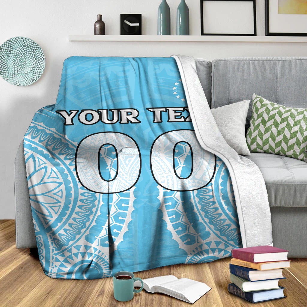 custom-personalised-cook-islands-mauke-blanket-tribal-pattern