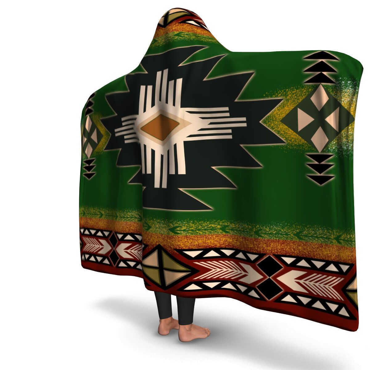 southwest-green-symbol-native-american-hooded-blanket