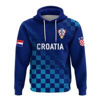 Croatia Hoodie Football 2022 Champions Pride Blue LT12 - Wonder Print Shop