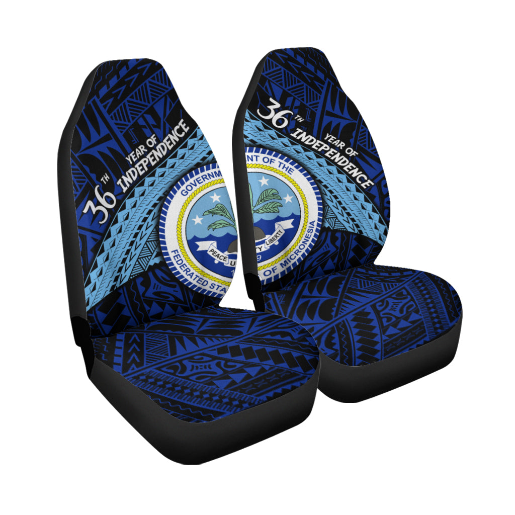 FSM 36th Year Of Independence Car Seat Covers - LT2 - Wonder Print Shop