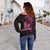 Breast Cancer Pink Ribbon Butterfly Polynesian Black Version Women Off Shoulder Sweater LT12 - Wonder Print Shop