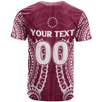 Custom Cook Islands T Shirt Mangaia Tribal Pattern LT12 - Wonder Print Shop