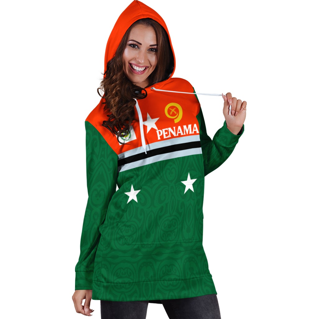 Vanuatu Penama Province Hoodie Dress Flag Style LT12 - Wonder Print Shop