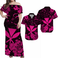Hawaii Matching Hawaiian Shirt And Dress Polynesia Pink Kanaka Maoli LT13 - Wonder Print Shop
