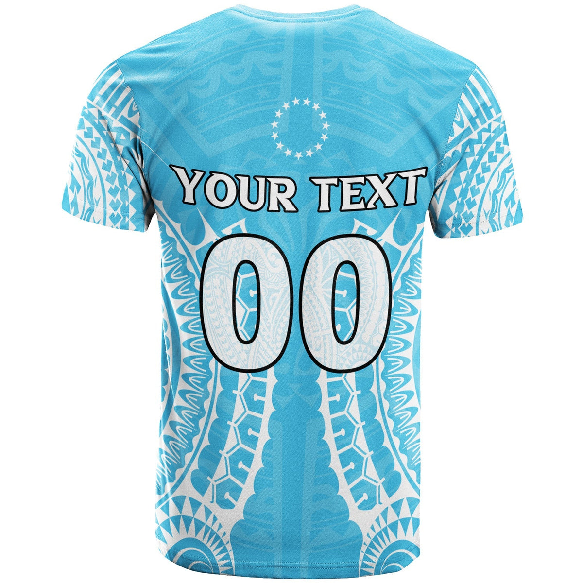 Custom Cook Islands T Shirt Mauke Tribal Pattern LT12 - Wonder Print Shop