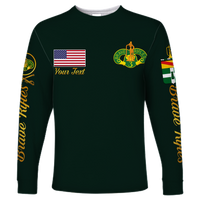 Custom 3rd Cavalry Regiment (United States) Brave Rifles Long Sleeve Shirt LT12 - Wonder Print Shop