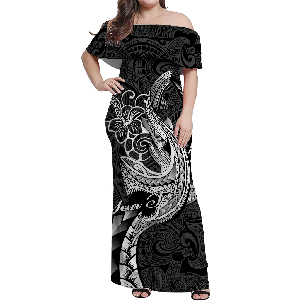 custom-personalised-polynesian-shark-tattoo-hawaii-tribal-off-shoulder-long-dress