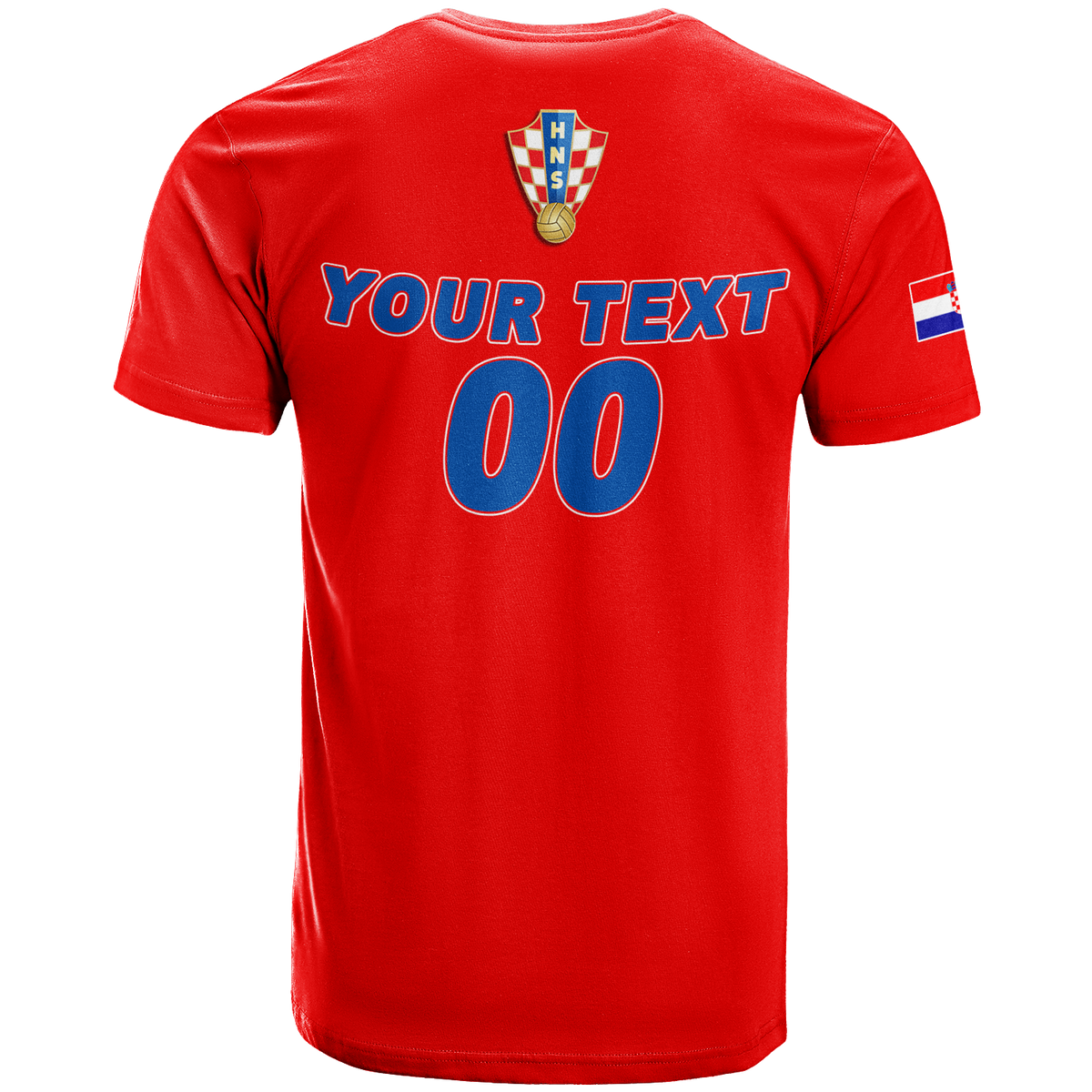 Custom Croatia Football 2022 Checkerboard T Shirt LT12 - Wonder Print Shop