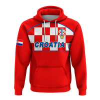 Croatia Hoodie Football 2022 Checkerboard LT12 - Wonder Print Shop